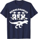 Dialysis Nurse T-Rex Nephrology Renal Nursing RN Dinosaur T-Shirt - T-Shirt | Navy