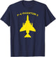 F-4 Phantom II Naval Fighter Bomber Jet Interceptor Aircraft T-Shirt - T-Shirt | Navy