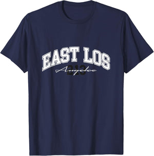 East Los, East LA shirt, East Los Angeles, 213 East LA Vibes T-Shirt - T-Shirt | Navy