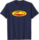 Fat Man Racing Funny Motocross Dirt Bike T-Shirt - T-Shirt | Navy
