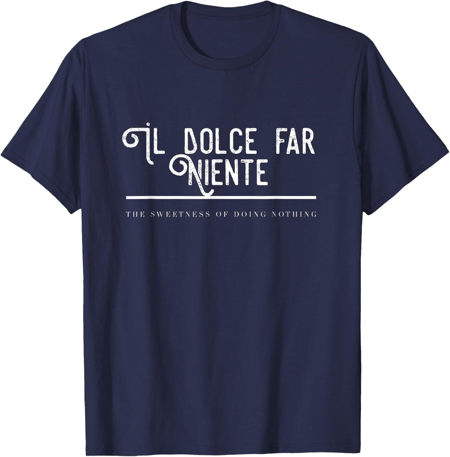 Il Dolce Far Niente T-Shirt - T-Shirt | Navy