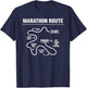 Funny Marathon T-Shirt - T-Shirt | Navy