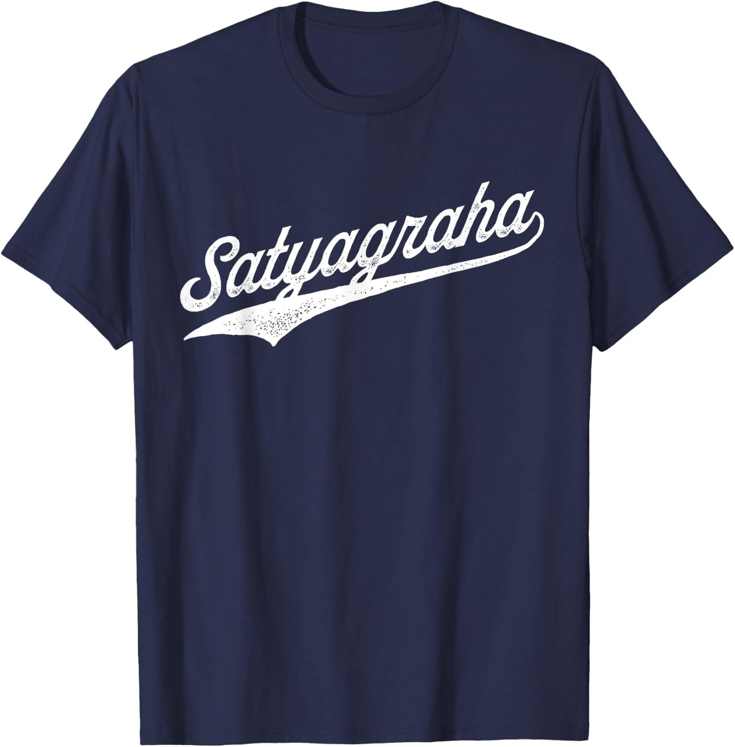 Satyagraha - Ahimsa - Yoga Sutras T-Shirt - T-Shirt | Navy