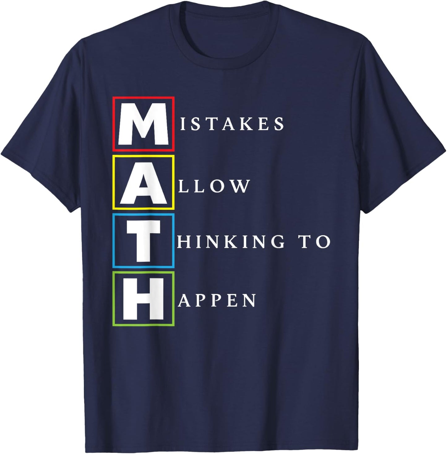 Math Saying Funny Math Joke Mathematician T-Shirt - T-Shirt | Navy