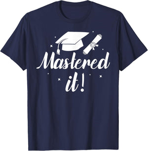 Funny Mastered It Design Women Masters MBA Education T-Shirt - T-Shirt | Navy