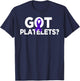 Got Platelets Purple Ribbon ITP Awareness T-Shirt - T-Shirt | Navy