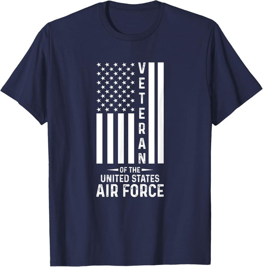 Veteran of the United States US Air Force T-Shirt - T-Shirt | Navy