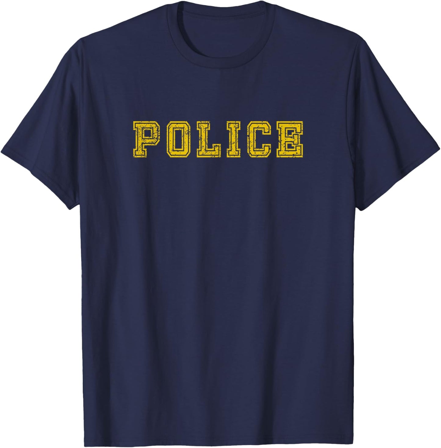 Police Shirt Do it yourself Halloween Costume Men Women Kids T-Shirt - T-Shirt | Navy