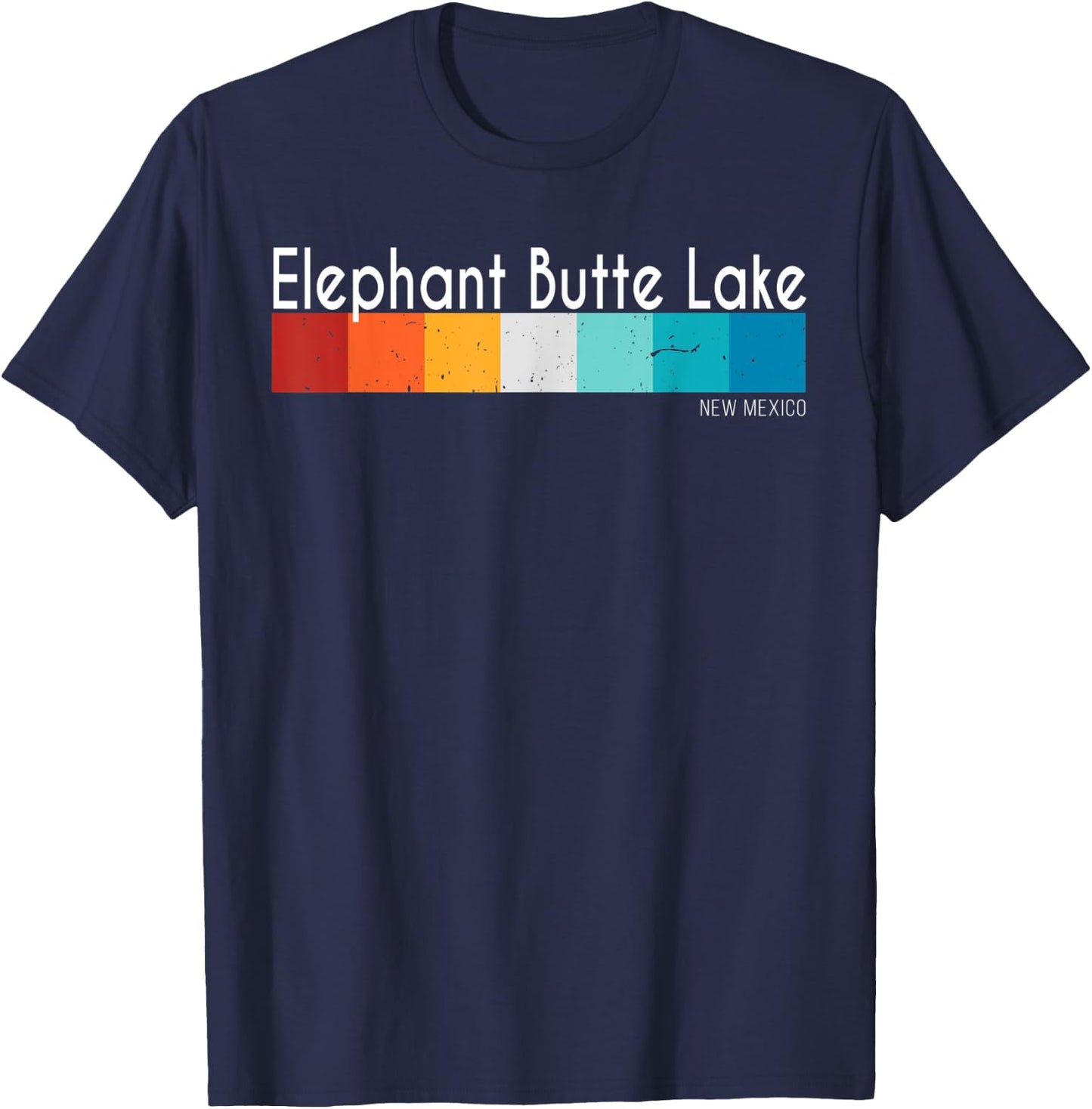 Vintage Elephant Butte Lake New Mexico Women Men Souvenirs T-Shirt - T-Shirt | Navy