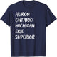 The Great Lakes HOMES Michigan Gift Vintage T-Shirt - T-Shirt | Navy