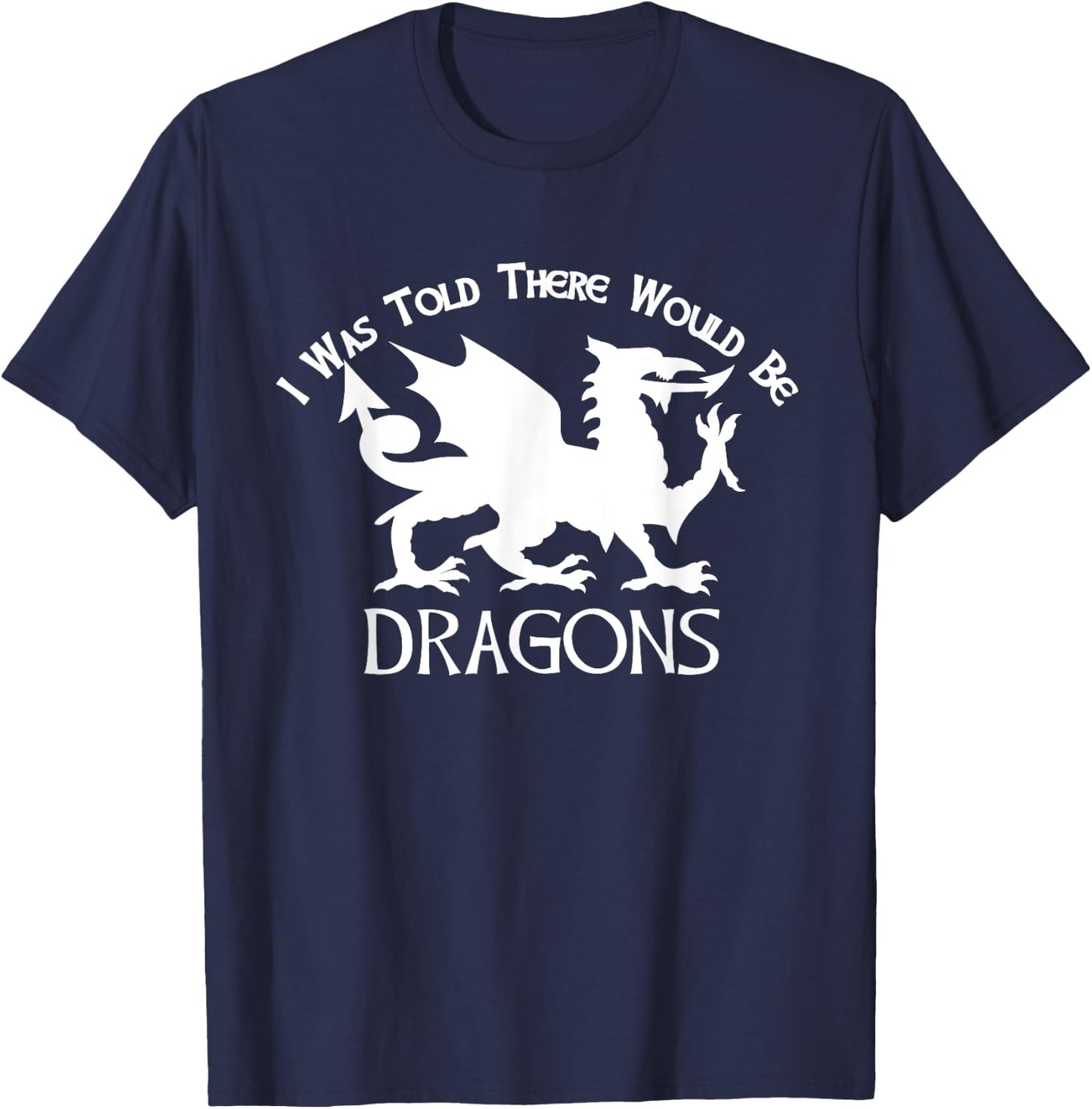 Renaissance Fair Faire Festival Medieval Theme Knight Dragon T-Shirt - T-Shirt | Navy