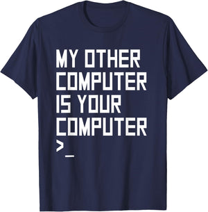 Ethical Hacking Cyber Computer Security T-Shirt - T-Shirt | Navy