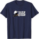 Horse lover Cowgirl shirt "BARN QUEEN" with Boot, Hat. white T-Shirt - T-Shirt | Navy