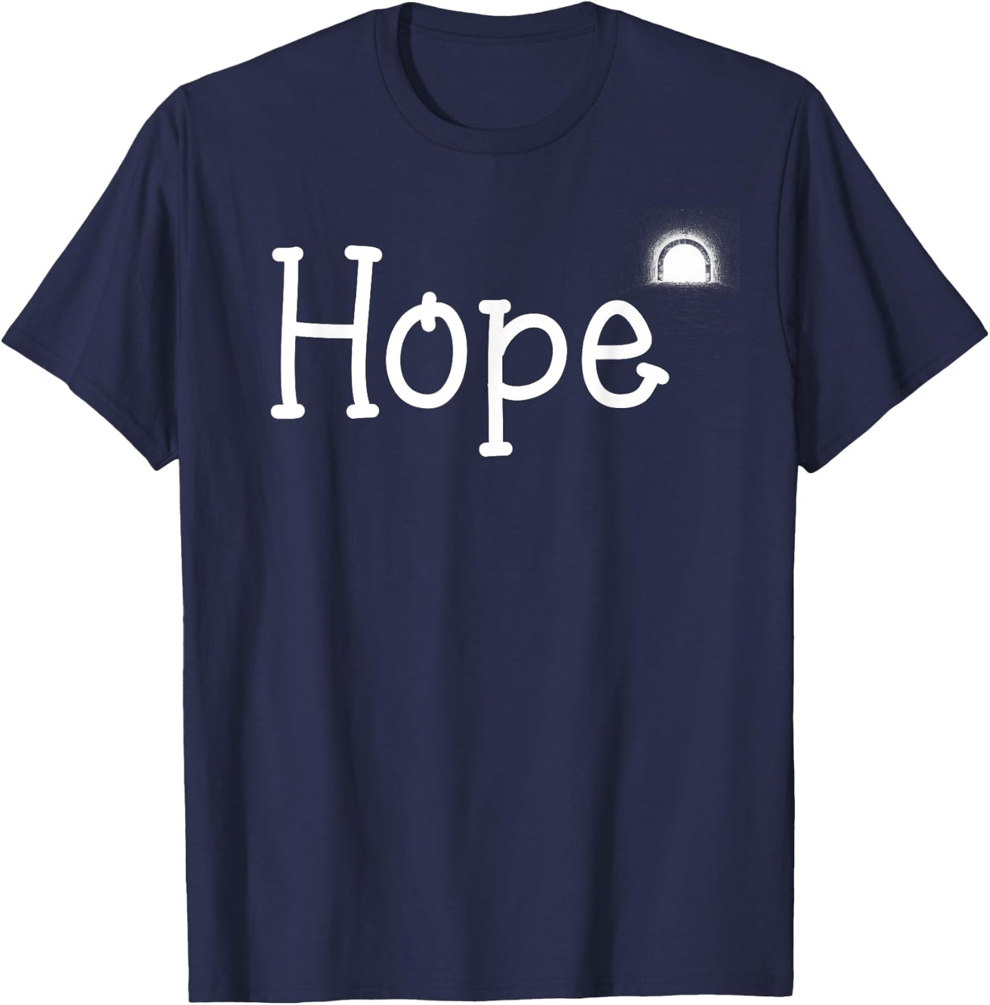 Hope Motivation Gift Women Kids Apparel T-Shirt - T-Shirt | Navy