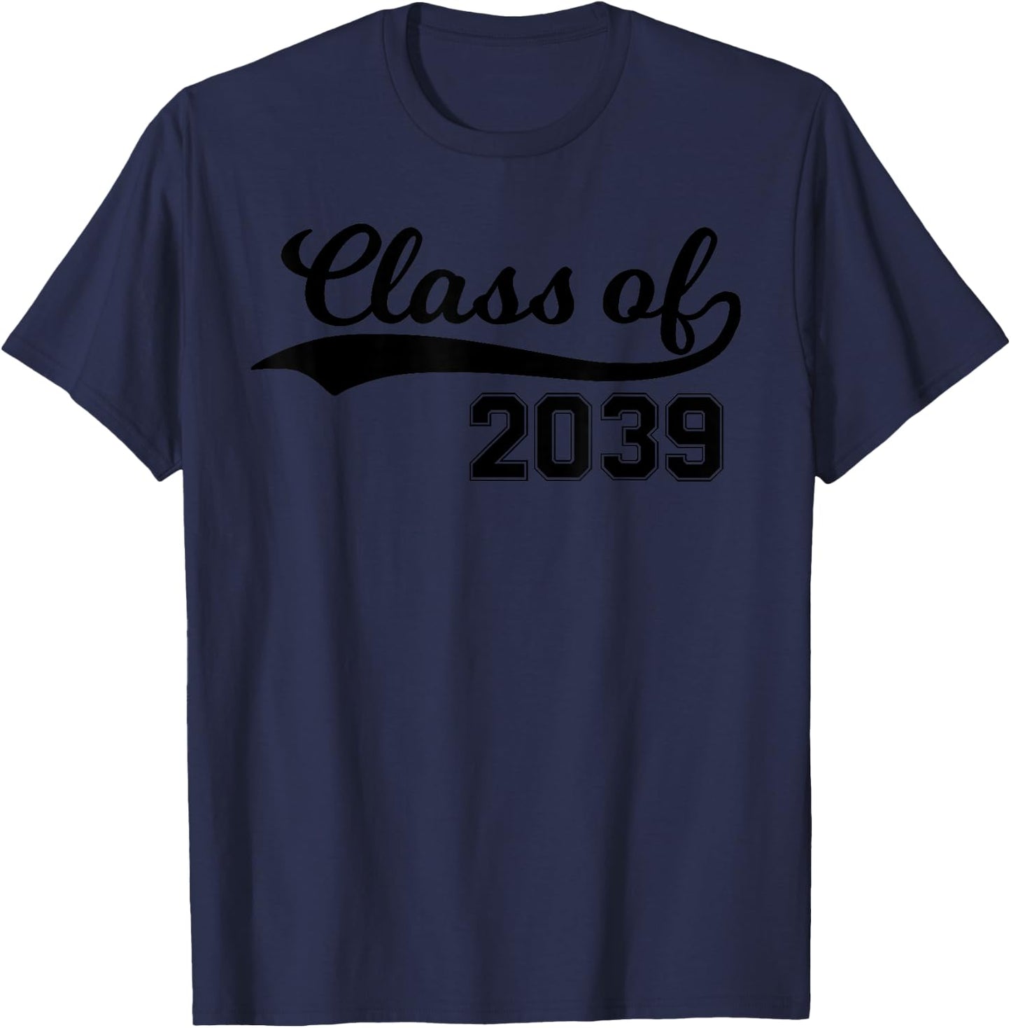 Class of 2039 Grow With Me First Day of School T-Shirt - T-Shirt | Navy