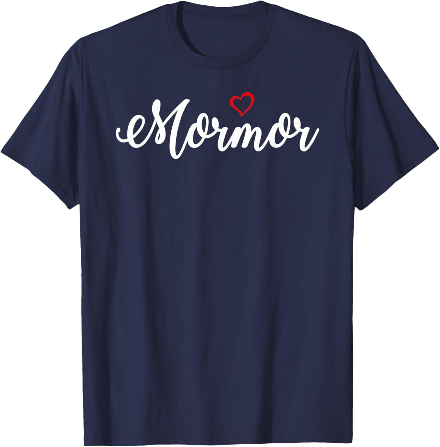 Cute Mormor Lover Gift Grandma Christmas Gifts T-Shirt - T-Shirt | Navy