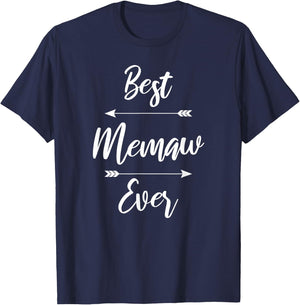 Best Memaw Ever T-Shirt - T-Shirt | Navy