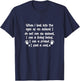 Veterinarian Vet Tech When I Look Into The Eyes of An Animal T-Shirt - T-Shirt | Navy