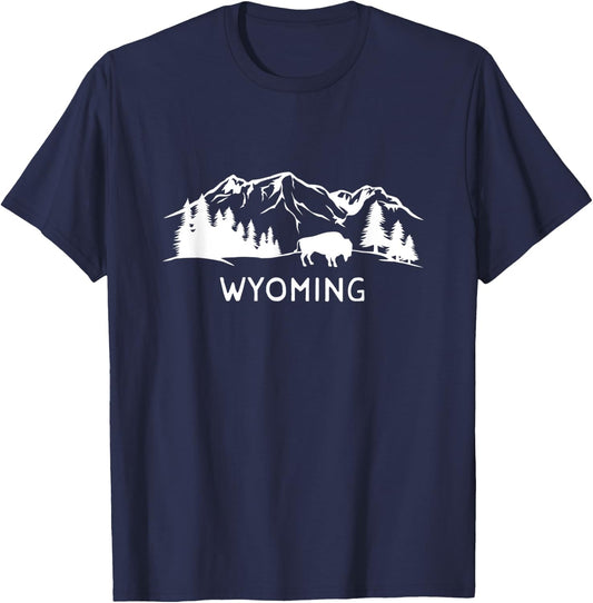 Wyoming T-Shirt - T-Shirt | Navy