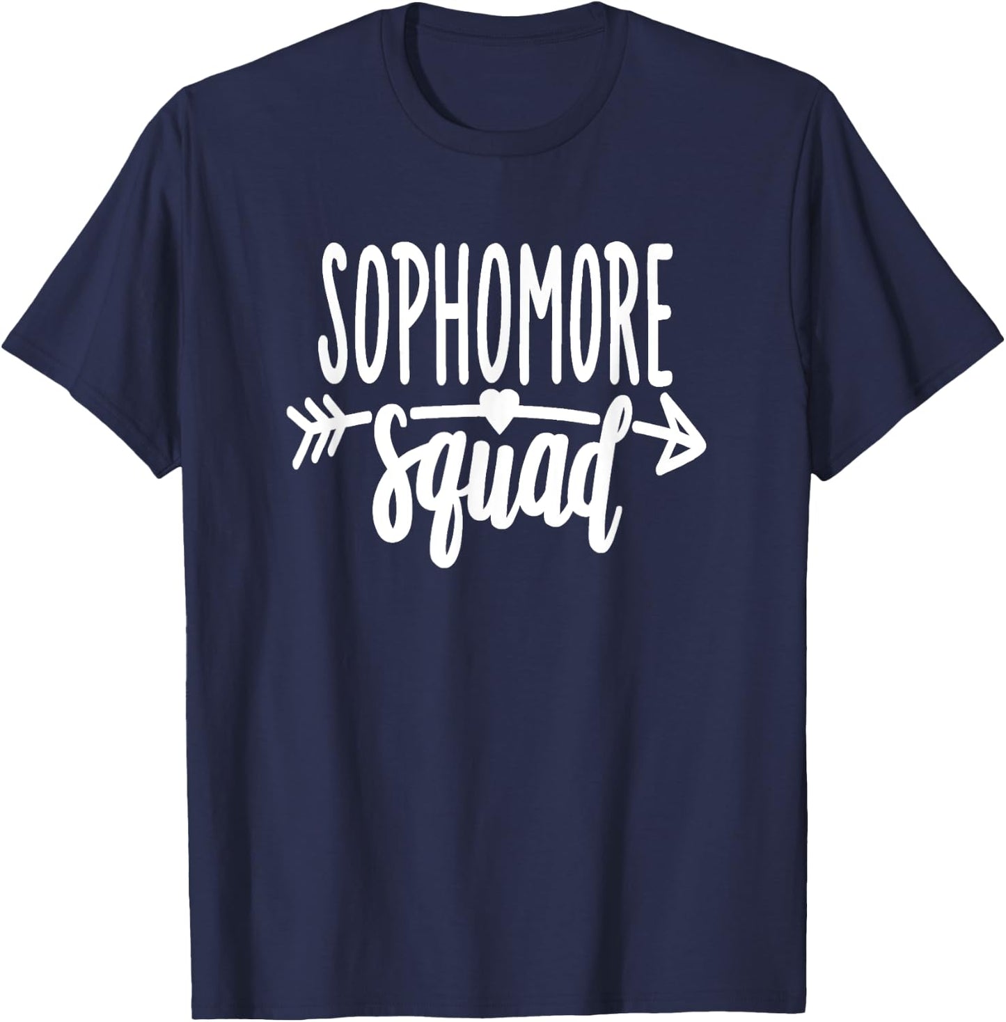 Sophomore Squad 10th Grade Shirt Highschool College T-Shirt - T-Shirt | Navy