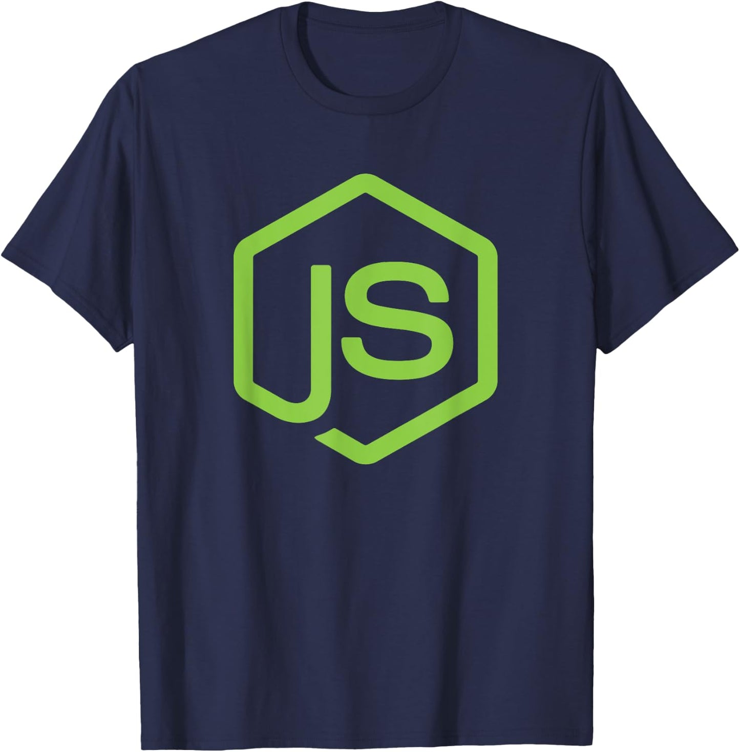 Node.JS Code Web Developer Shirt Front-end Developer T-Shirt - T-Shirt | Navy