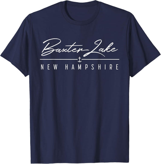 Baxter Lake NH T-Shirt - T-Shirt | Navy