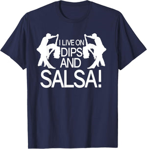 Ballroom Dancing Salsa Instructor Dance Teacher Dancer Women Kids T-Shirt - T-Shirt | Navy
