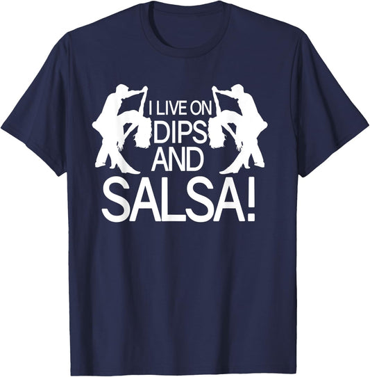 Ballroom Dancing Salsa Instructor Dance Teacher Dancer Women Kids T-Shirt - T-Shirt | Navy