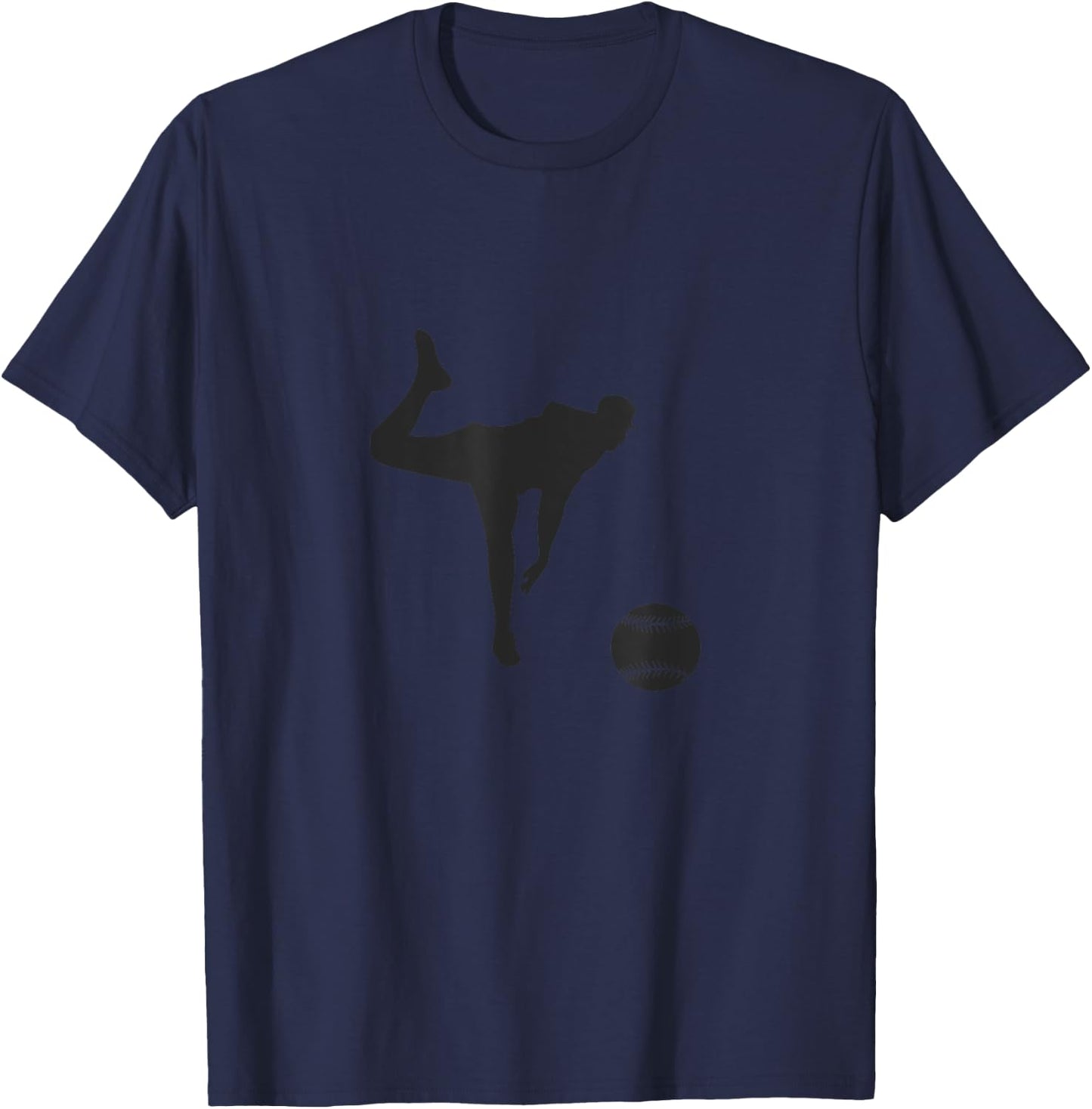 Pitcher Baseball T-Shirt - T-Shirt | Navy