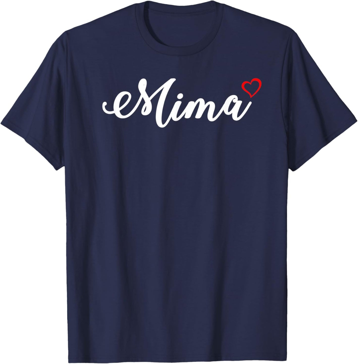Cute Mima Lover Gift Grandma Christmas Gifts T-Shirt - T-Shirt | Navy