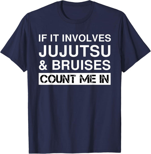 Funny Jujutsu Fighter Fighting Martial Arts T-Shirt - T-Shirt | Navy
