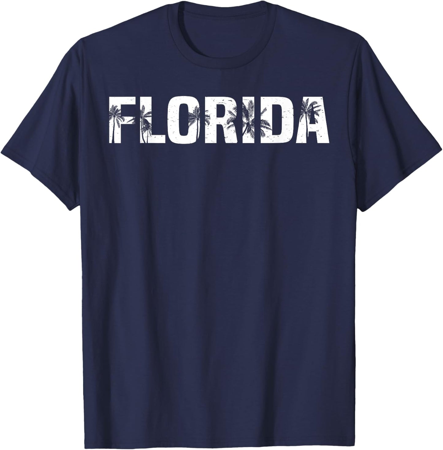 Florida The Sunshine State Women Girls Kids T-Shirt - T-Shirt | Navy