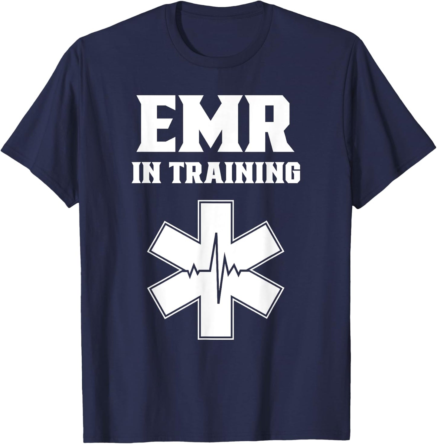 Emergency Medical Responder In Training Emr Emt Ambulance T-Shirt - T-Shirt | Navy