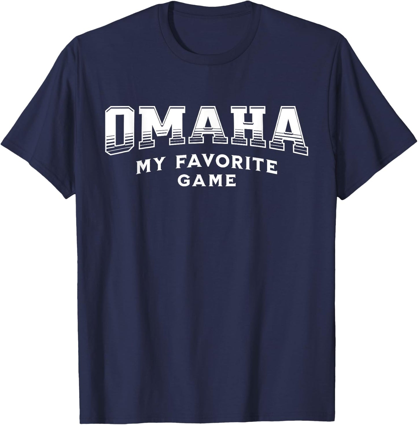 Poker My Favourite Game Omaha T-Shirt - T-Shirt | Navy