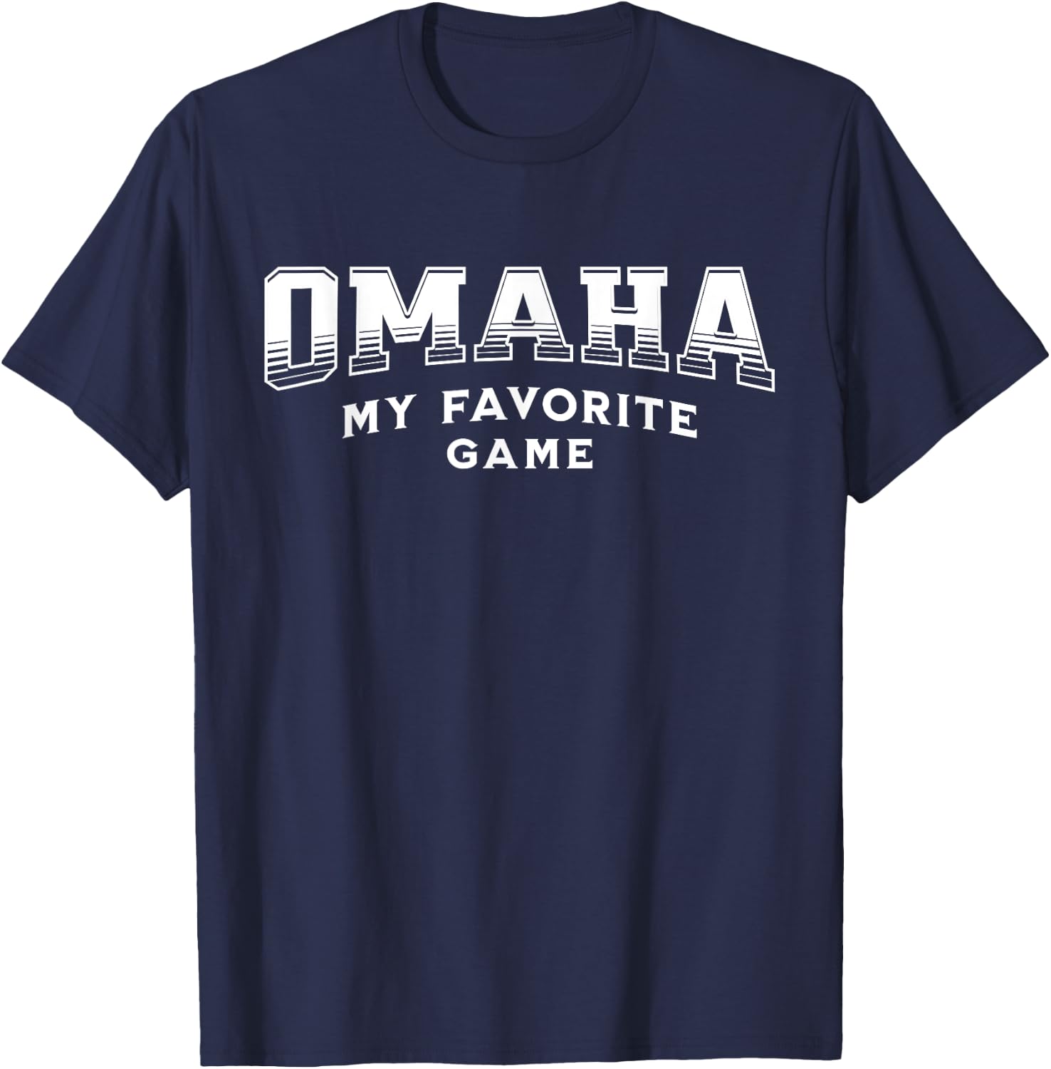 Poker My Favourite Game Omaha T-Shirt - T-Shirt | Navy