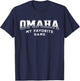 Poker My Favourite Game Omaha T-Shirt - T-Shirt | Navy