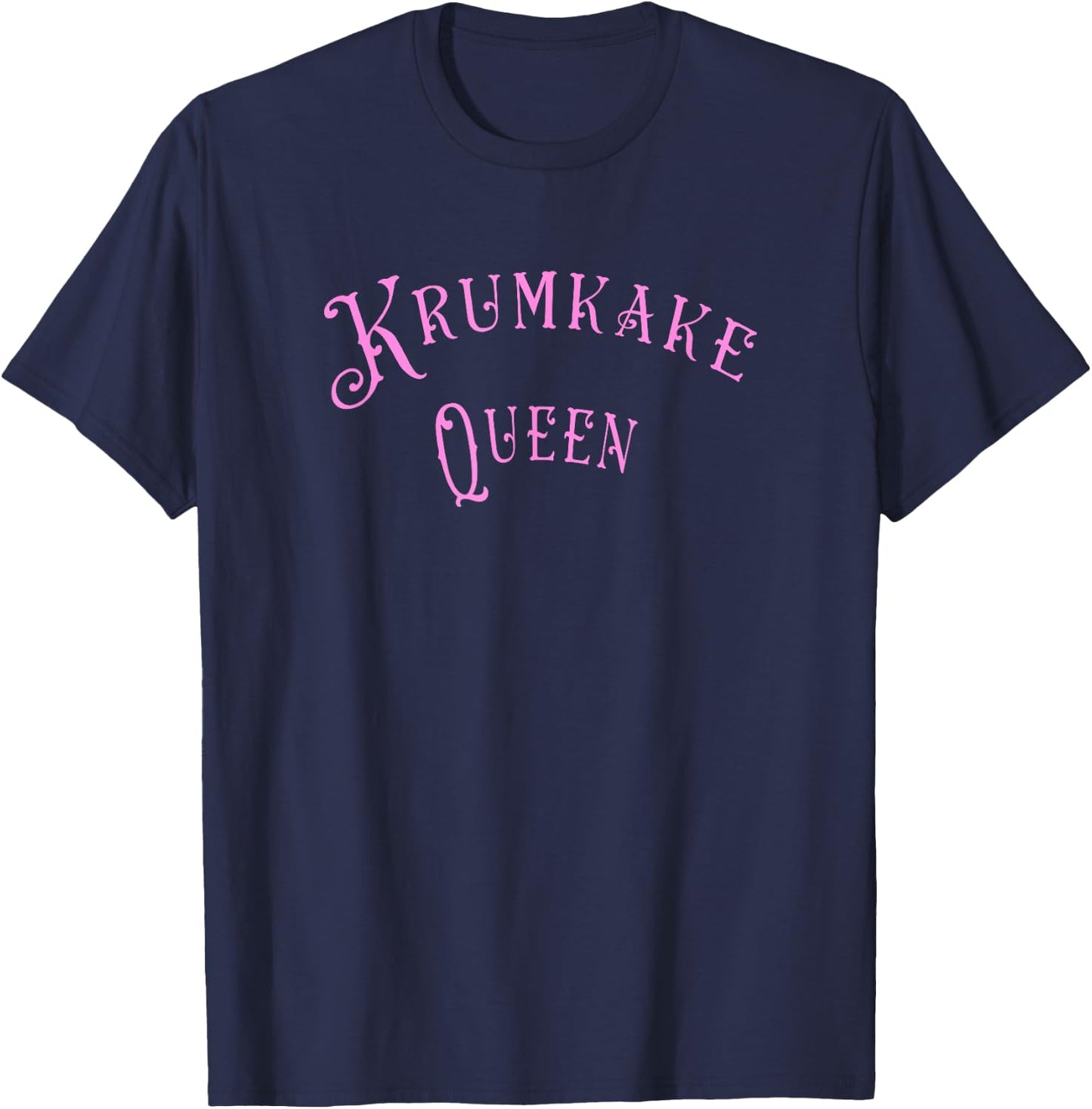 Norwegian Krumkake Queen Norway Gift T-Shirt - T-Shirt | Navy