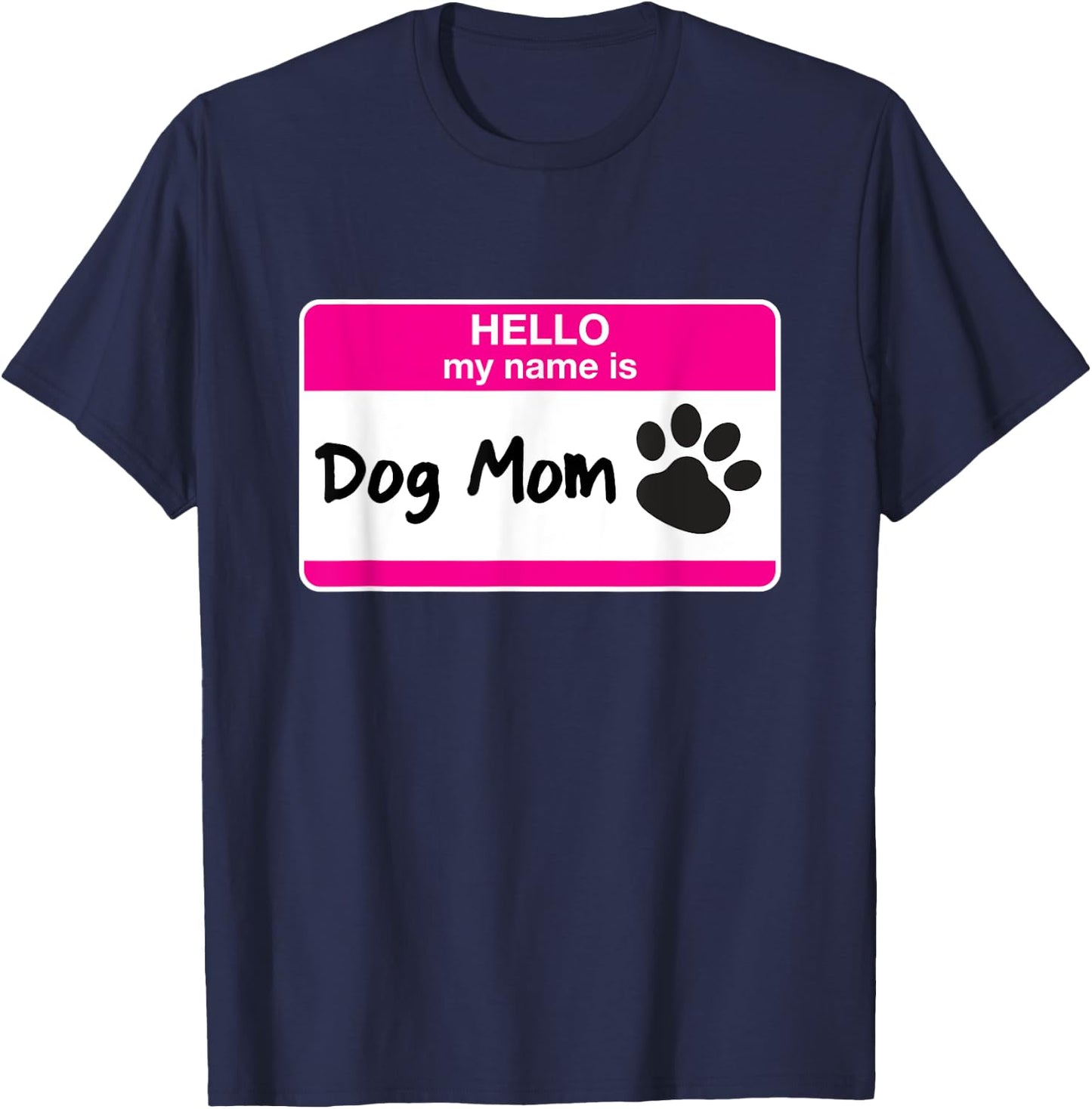 Funny Dog Mom Pet Dog Lover Adoption Rescue Foster Shelter Women Kids T-Shirt - T-Shirt | Navy