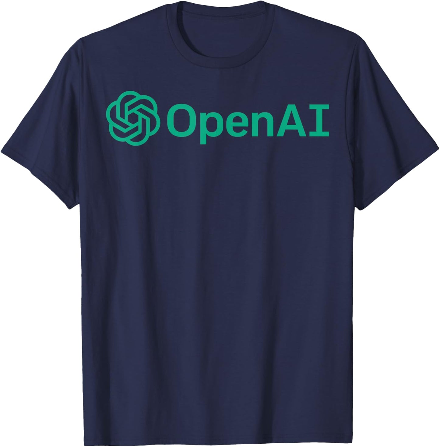 OpenAI Artificial Intelligence Nerdy Computer Programmer T-Shirt - T-Shirt | Navy