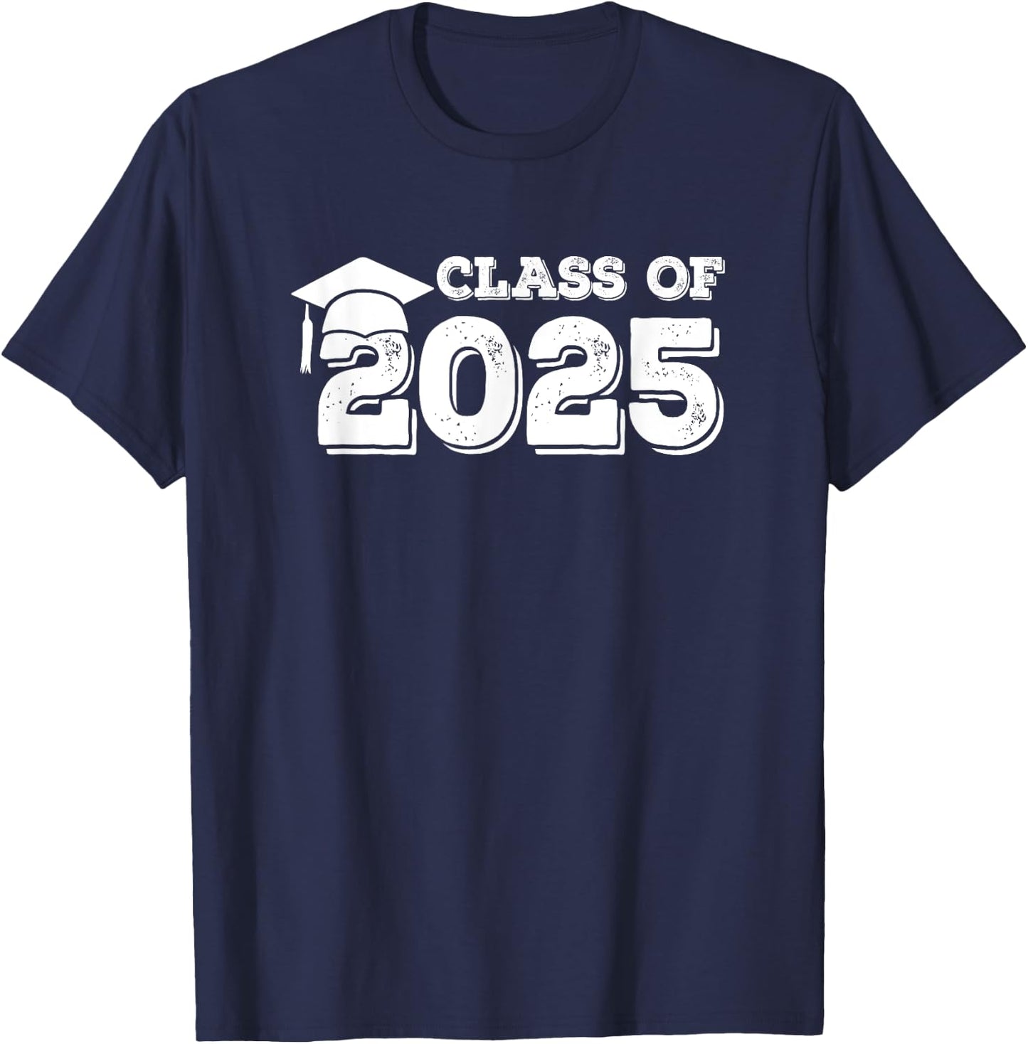 Class of 2025 Shirt Senior Graduation 2025 T-Shirt - T-Shirt | Navy