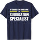 "The Original Awesome" Subrogation Specialist T-Shirt - T-Shirt | Navy