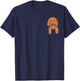 Goldendoodle Pocket Cute Dog Pet Lover Owner Men Women Gift T-Shirt - T-Shirt | Navy