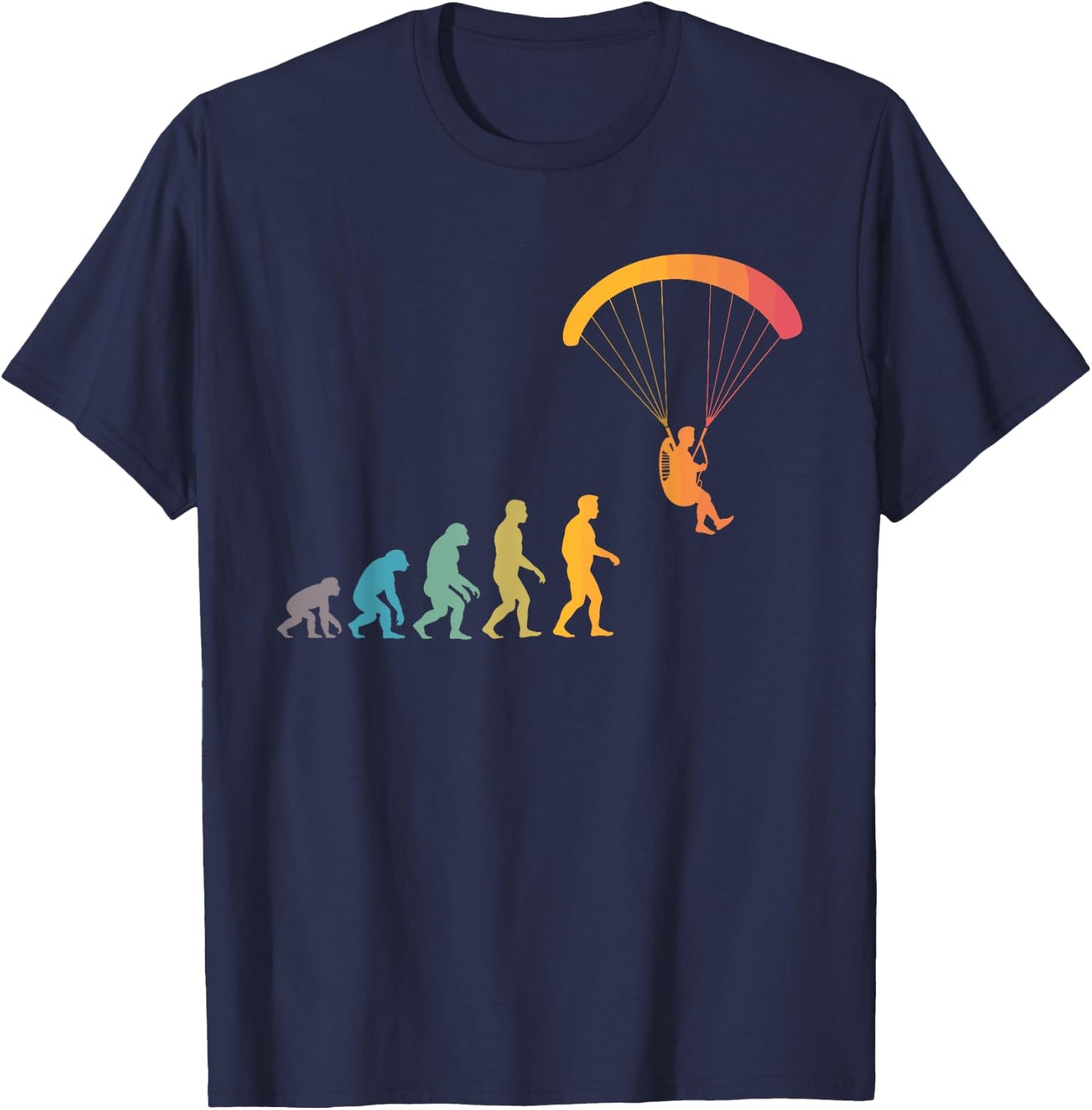 Paragliding PPG Paramotiring Evolution Paramotor T-Shirt - T-Shirt | Navy