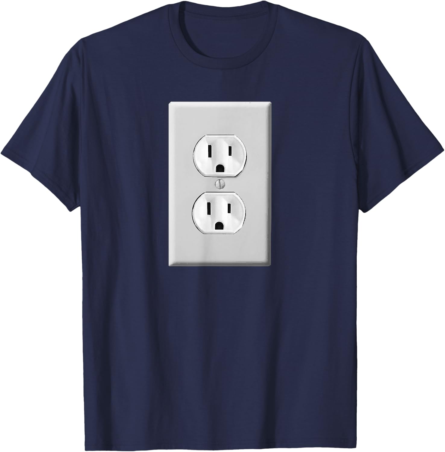 Electrical Outlet Shirt T-Shirt - T-Shirt | Navy