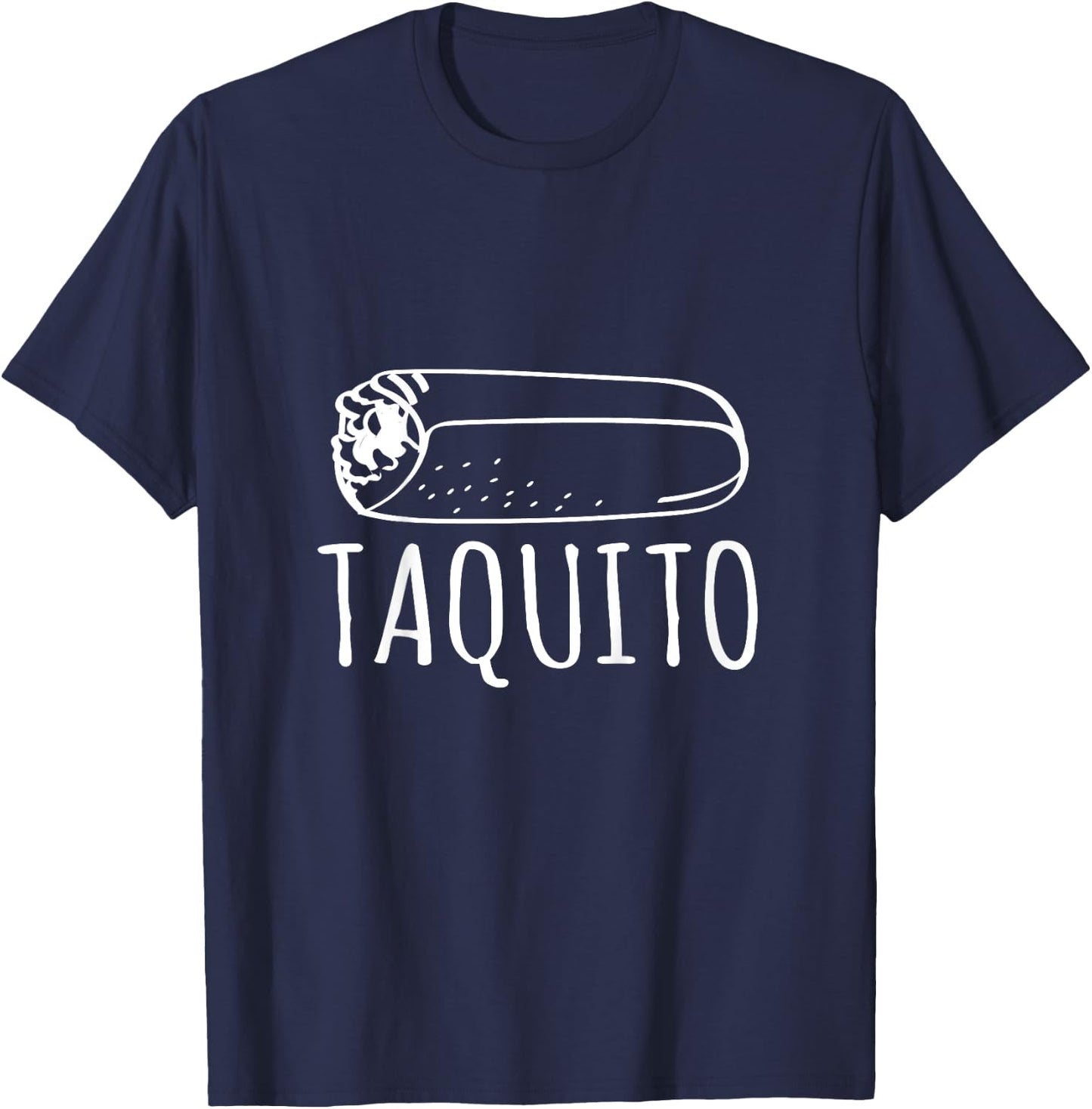 Burrito Taquito Funny Daddy And Me Matching T-Shirt - T-Shirt | Navy
