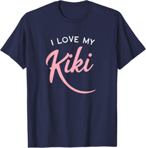 I Love My Kiki T-Shirt - T-Shirt | Navy