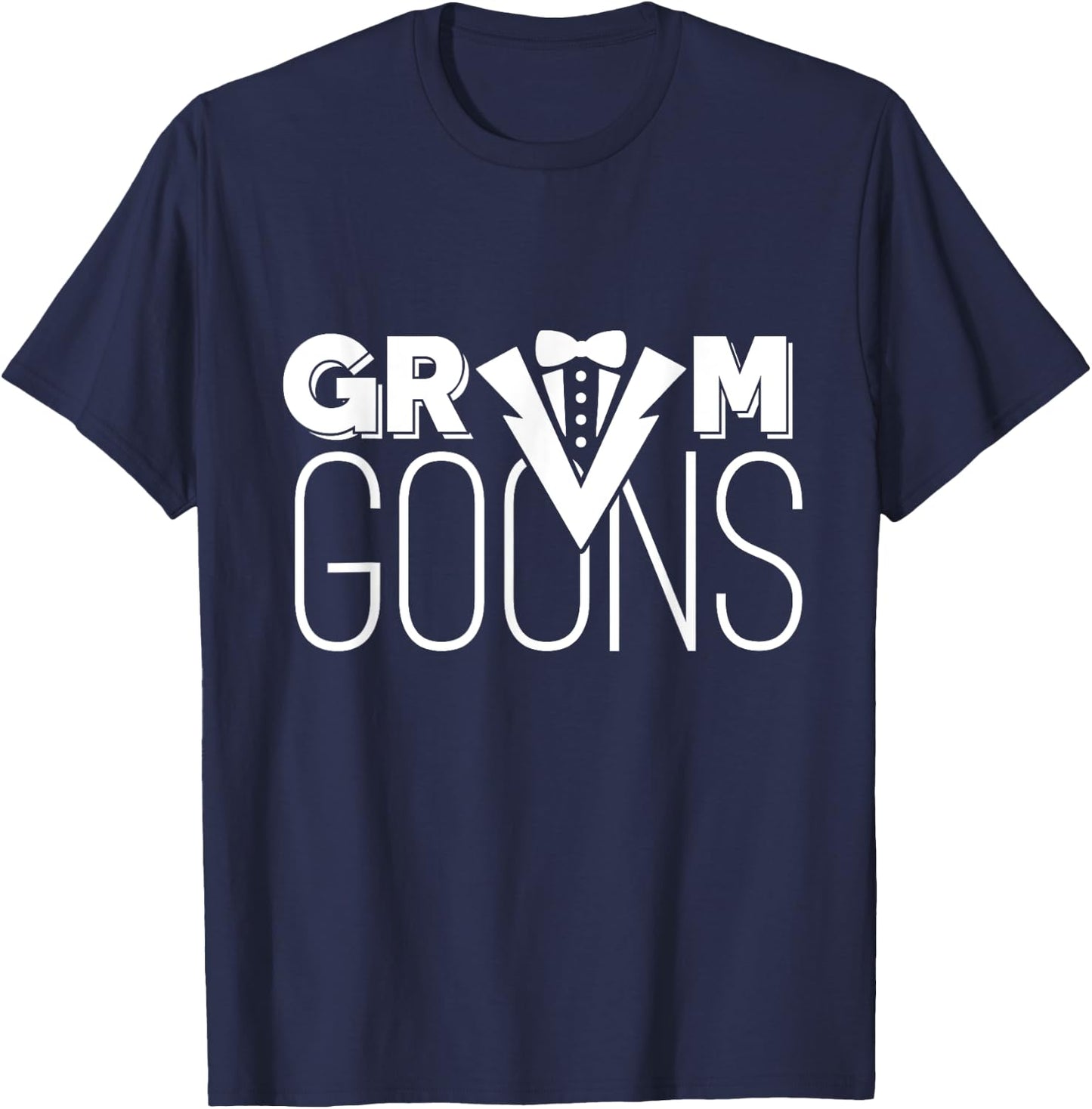 Grooms Goons Groomsman T-Shirt - T-Shirt | Navy