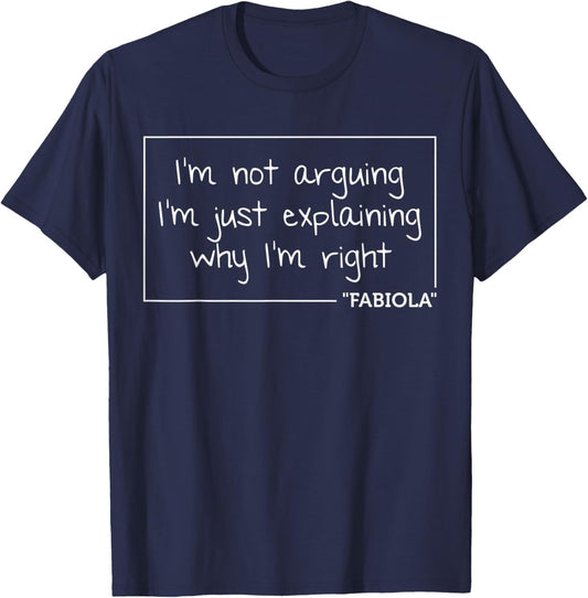 FABIOLA Gift Quote Personalized Name Funny Birthday Joke T-Shirt - T-Shirt | Navy