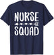 Nurse Squad Shirt Teacher Student Nursing Team Women Girls Kids T-Shirt - T-Shirt | Navy