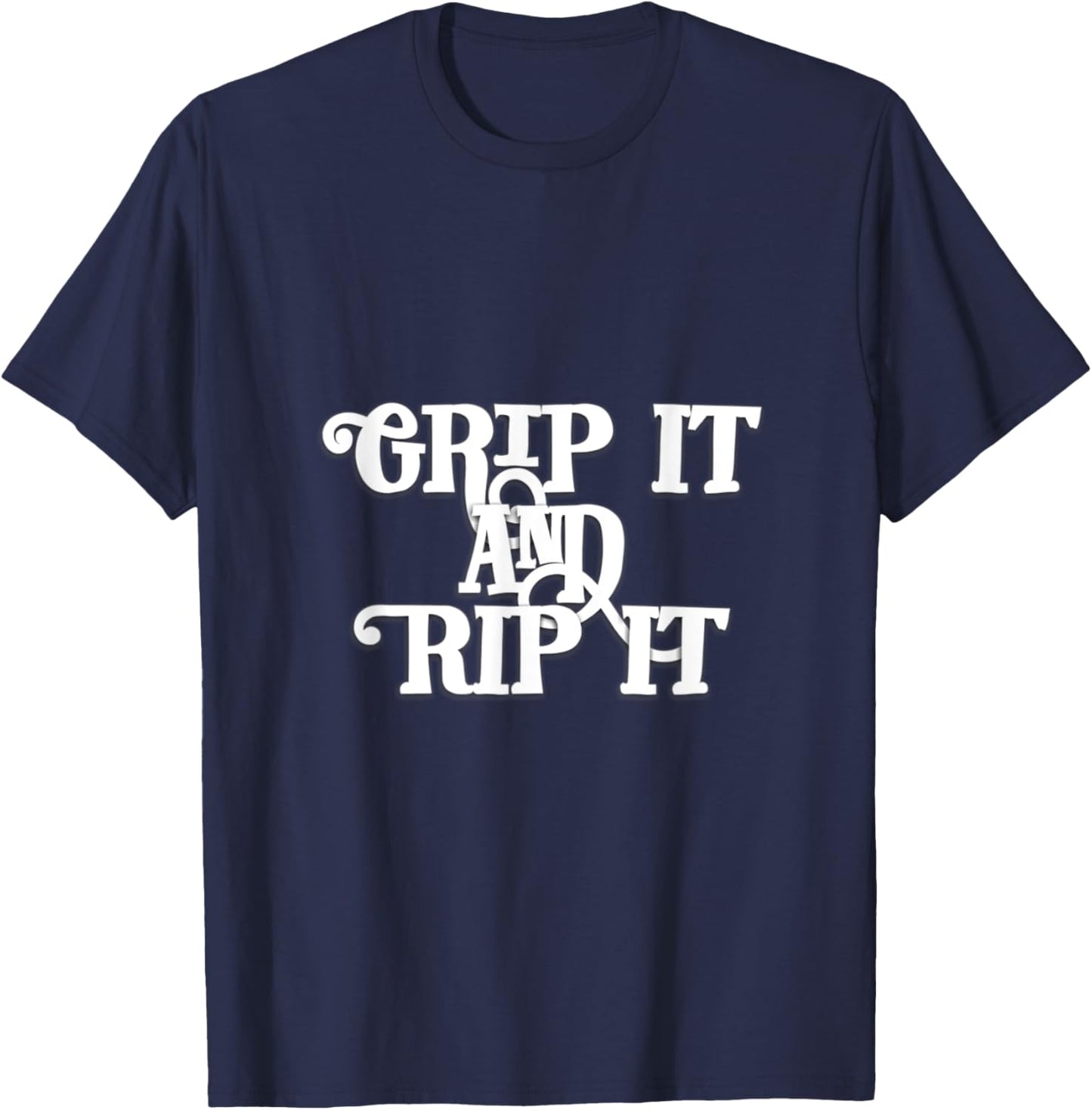 Grip it and Rip it - Disc Golf T-Shirt - T-Shirt | Navy